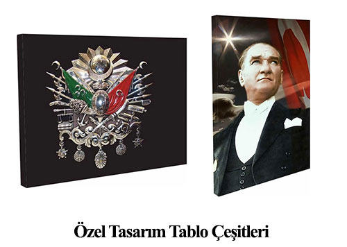 Özel Tasarım Tablo Çeşitleri